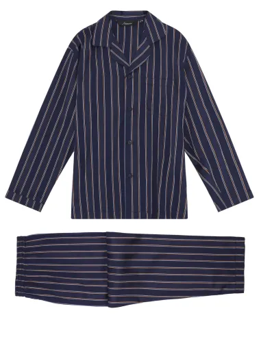 Pyjama Homme Coton Bio Bombay Stripes Ambassador 1867